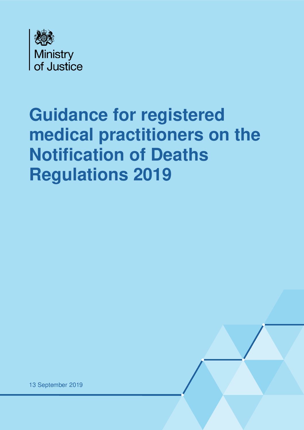 Guidance for registered medical practitioners on the Notification of Death Regulations 2019