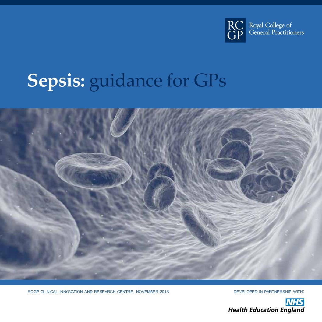 RCGP sepsis guidance for GPs including NEWS2 Nov 2018